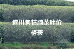 遂川狗牯脑茶叶价格表