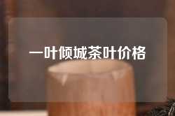 一叶倾城茶叶价格