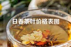 日春茶叶价格表图