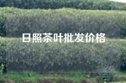 日照茶叶批发价格