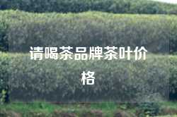 请喝茶品牌茶叶价格