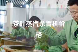茶叶蒸汽杀青机价格