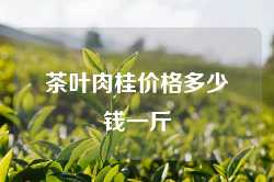 茶叶肉桂价格多少钱一斤