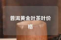 普洱黄金叶茶叶价格